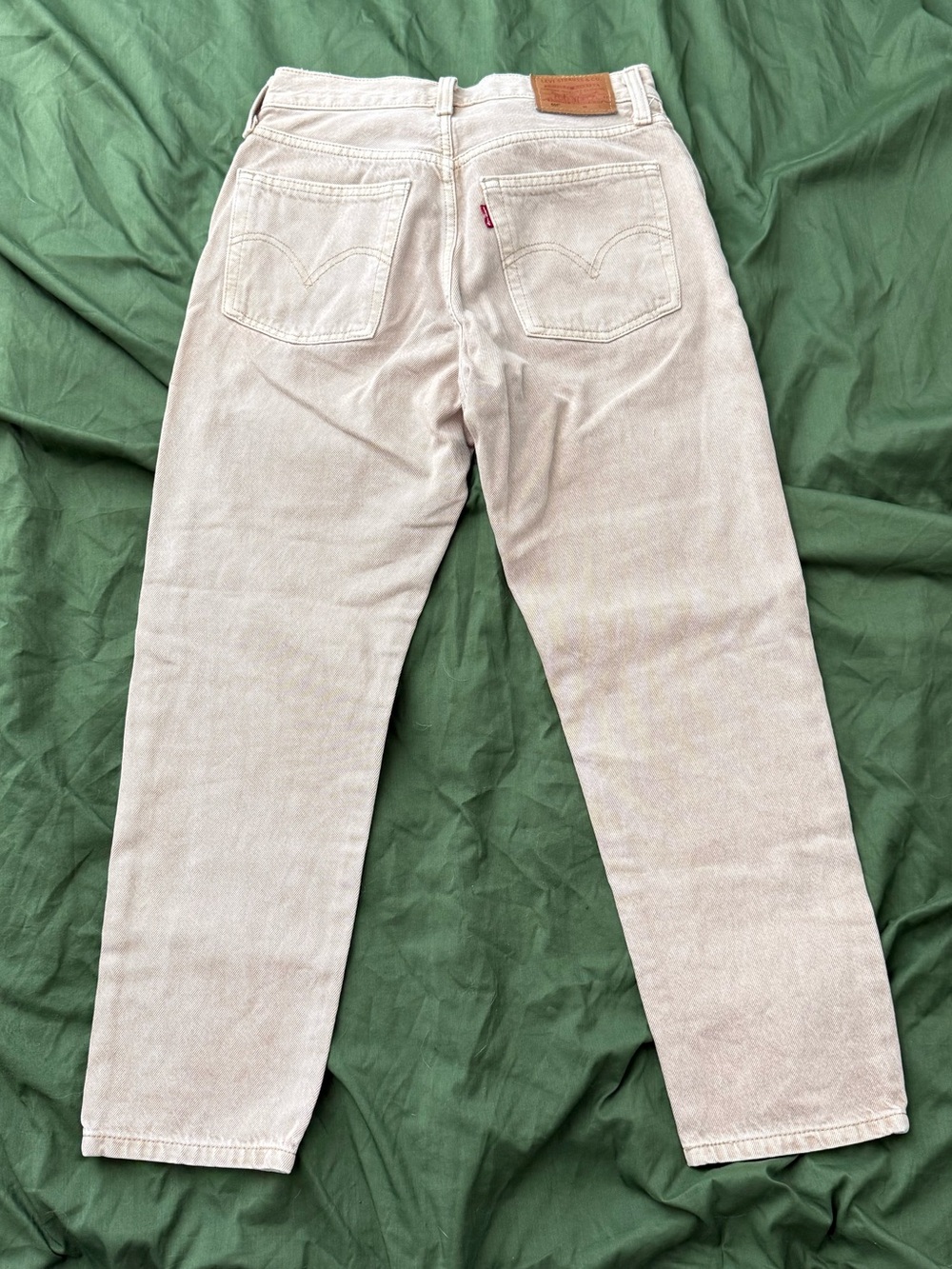 Levi's 501 Premium Straight-Leg Women's Jeans in Light Beige